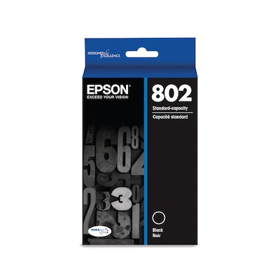 Epson T802 Black Standard Yield Ink Cartridge (T802120-S)