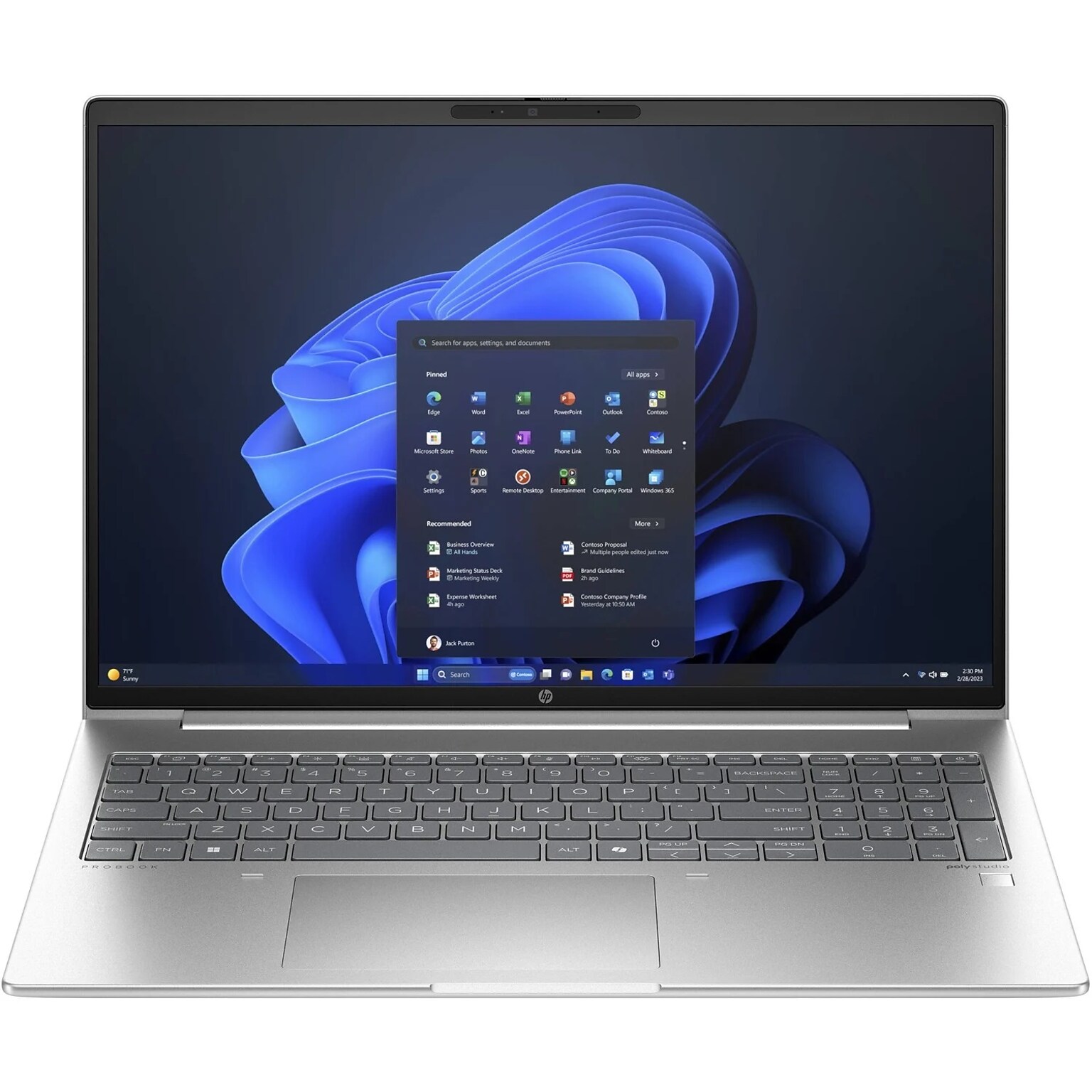HP ProBook 460 G11 16 Laptop, Intel Core Ultra 5 125U, 16GB RAM, 256GB SSD, Backlit Keyboard, Windows 11 Pro (A1LD5UT#ABA)