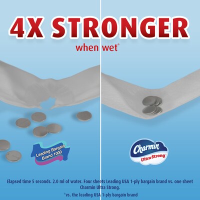 Charmin Ultra Strong Mega Toilet Paper, 2-ply, White, 242 Sheets/Roll, 18 Rolls/Pack (01560/52084)