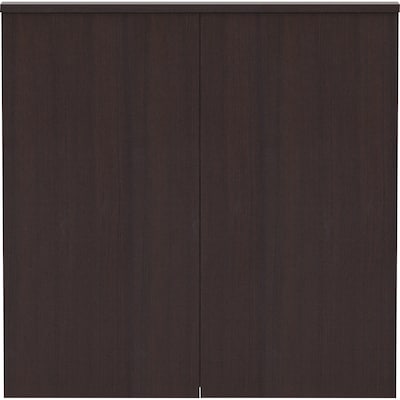 Lorell Laminate Dry-Erase Whiteboard, Presentation Cabinet, 47.3 W x 47.3 H (LLR18275)
