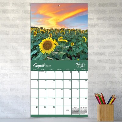 2027 TF Publishing Midwest Is Best 11" x 12" Monthly Wall Calendar, Multicolored (27-1047)