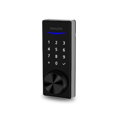 Philips Bluetooth Touchscreen Smart Deadbolt with Handle – Satin Nickel