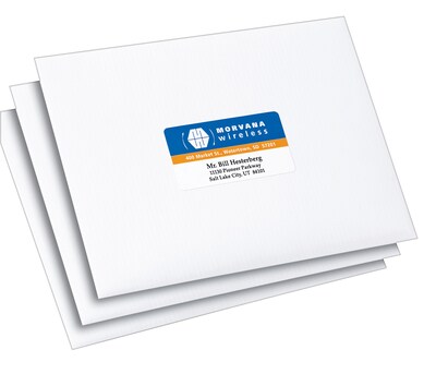 Avery Print-to-the-Edge Laser Address Labels, 1-1/4" x 2-3/8", White, 18 Labels/Sheet, 25 Sheets/Pack   (6871)
