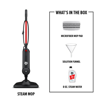Dirt Devil Microfiber Steam Mop, Black (WD20000)