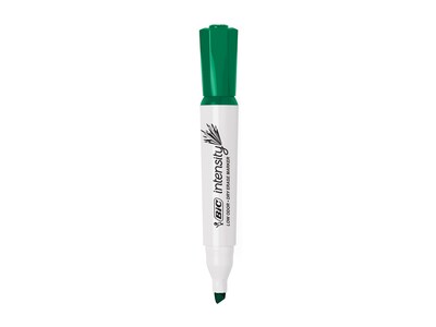 BIC Intensity Tank Dry Erase Markers, Chisel Tip, Assorted Colors, 12/Pack (GDEM11MA-AST)