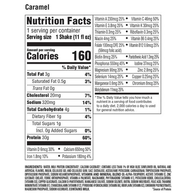 Premier Protein Caramel Protein  Shake, 11 oz.,15/Pack (220-02616)