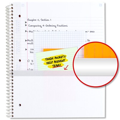 Five Star Five Star Simple Waves 1-Subject Notebooks, College Ruled, 80 Sheets, Multicolor (820233F-24)