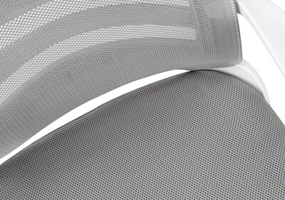 Monarch Specialties Inc. Ergonomic Mesh Computer and Desk Chair, Grey/White (I 7225)