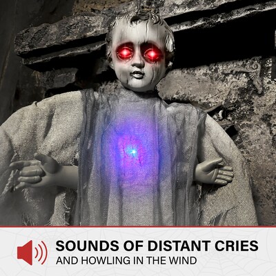 Haunted Hill Farm Animatronic Haunted Angel (HHANGEL-1HLSA)