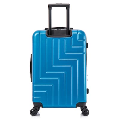 DUKAP Zahav 24.78" Hardside Suitcase, 4-Wheeled Spinner, TSA Checkpoint Friendly, Teal (DKZAH00M-TEA)