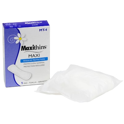 Maxithins #4 Regular Maxi Pads, 250/Box (MT-4)