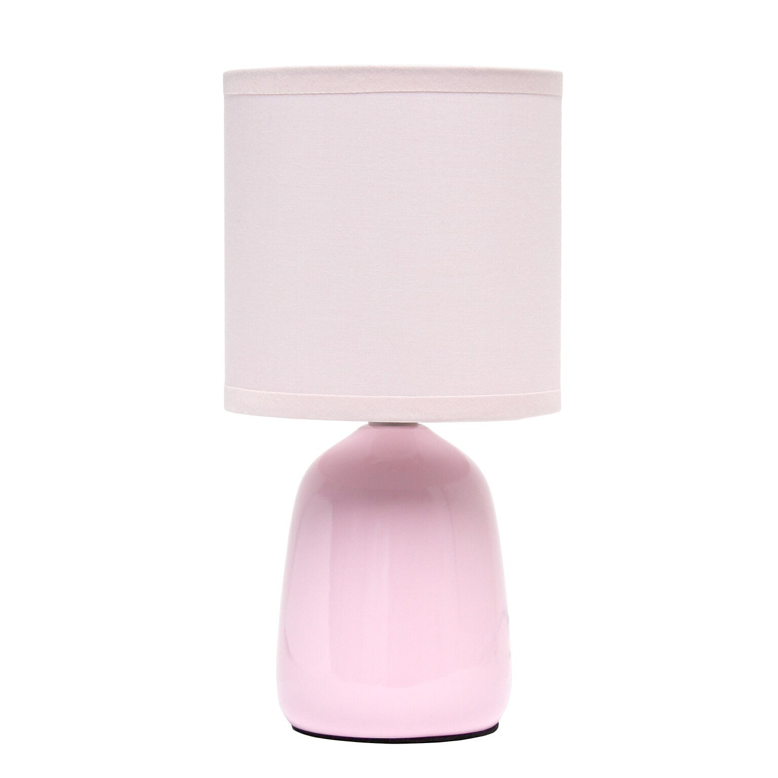 Simple Designs Table Lamp, Light Pink (LT1134-LPK)