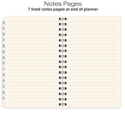 2027 Excello Brands 5.8" x 8" Weekly & Monthly Standard Planner, Paperboard Cover, Frosted (ESPL-CY27-58)