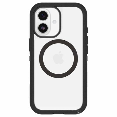 OtterBox Defender Series XT Pro MagSafe Case for iPhone 17, Shock Absorbing, Dark Side Black (76-000100)