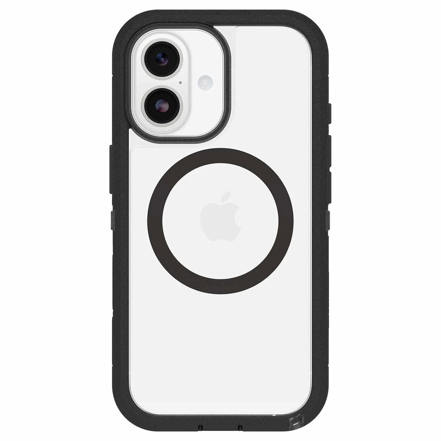 OtterBox Defender Series XT Pro MagSafe Case for iPhone 17, Shock Absorbing, Dark Side Black (76-000100)