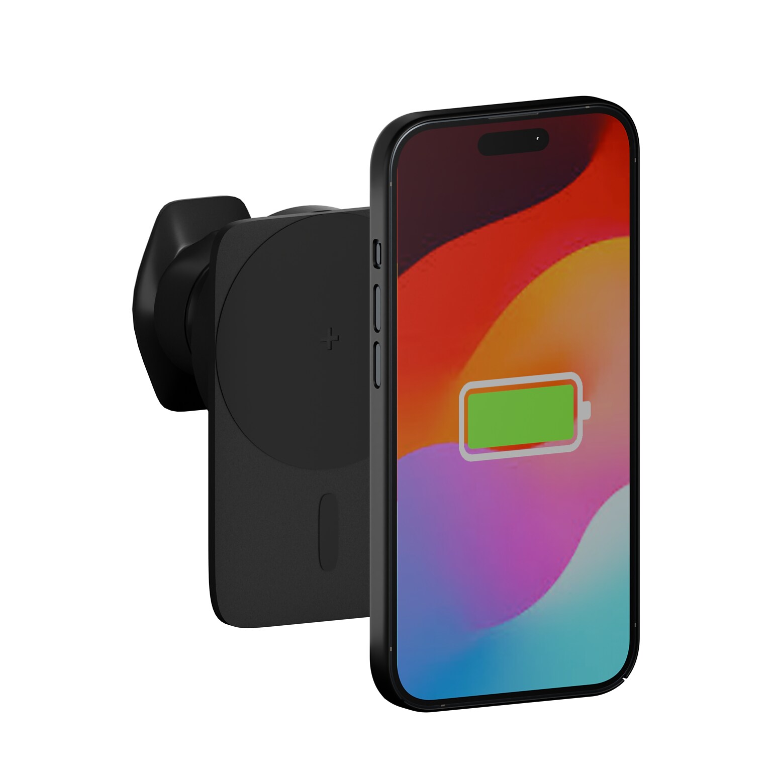 PEEL MagSafe USB-C Car Charging Mount, 15W, Black (PCC-15W)