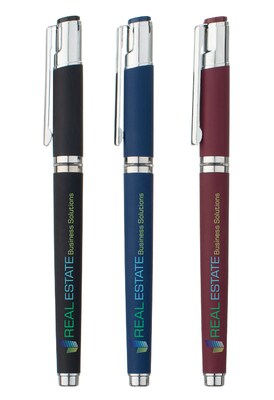 Custom Satin Soft Touch Earl Gel Pen