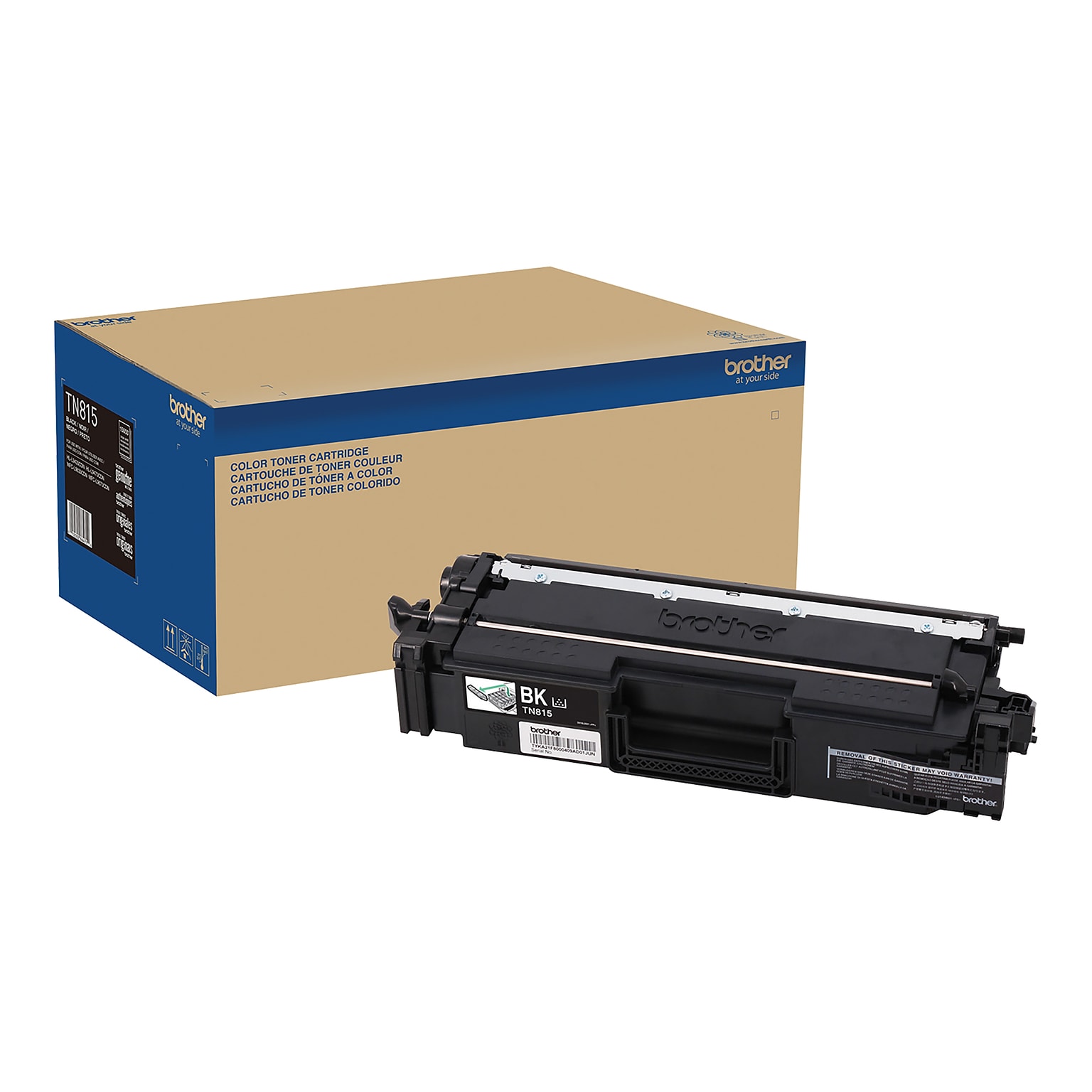 Brother TN815 Black Extra High Yield Toner Cartridge, Prints Up to 15,000 Pages (TN815BK)