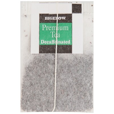 Bigelow Premium Decaf Black Tea, Decaffeinated Black Tea, 48 Tea Bags/Box (RCB00356)