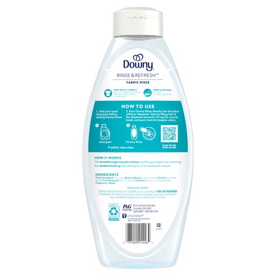 Downy Rinse & Refresh Liquid Fabric Softener, Cool Cotton, 70 Loads, 48 oz. (3700091446)