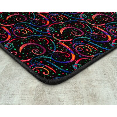 Joy Carpets Dynamo Nylon 12 x 6 Machine Tufted Rug, Fluorescent (455R)