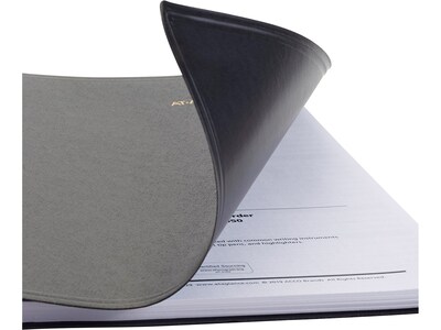2025 AT-A-GLANCE 8.5" x 11" Calendar Year Daily Appointment Book, Faux Leather Cover, Black, 2/Set (70-212-05-25)