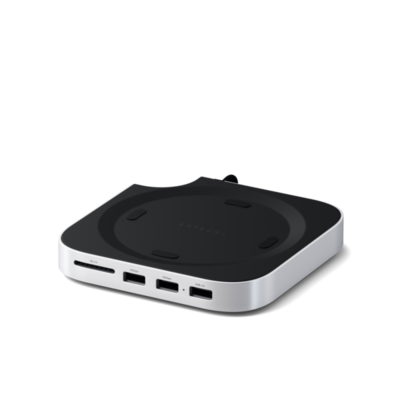 Satechi Mac Mini M4 Stand & Hub with SSD Enclosure, Space Gray (ST-GNMMES)