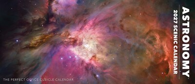 2027 Willow Creek Astronomy 15 x 6.5 Monthly Wall Calendar, Assorted Colors (64498)