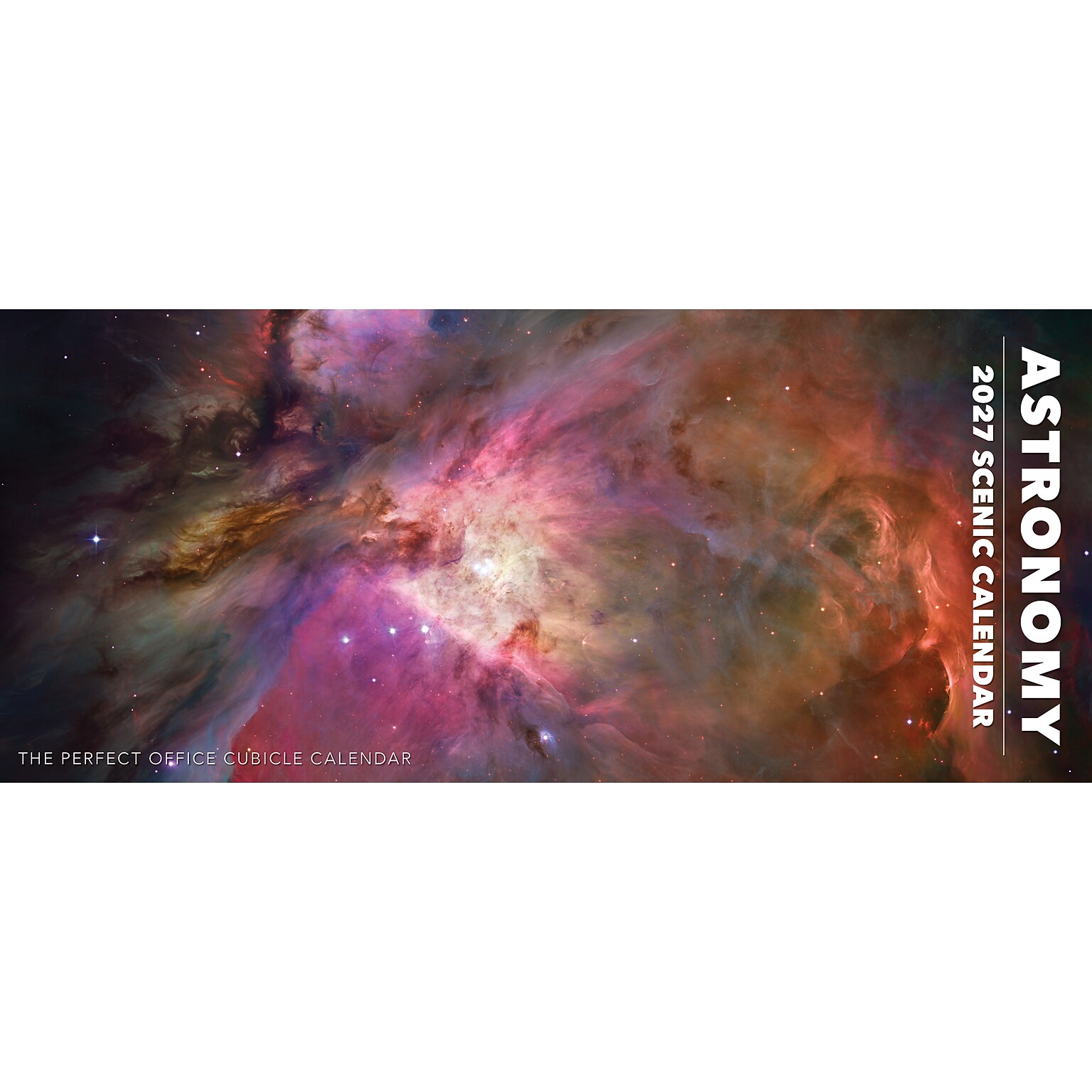 2027 Willow Creek Astronomy 15 x 6.5 Monthly Wall Calendar, Assorted Colors (64498)