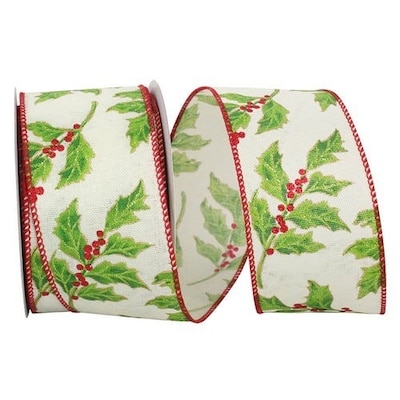 JAM Paper Ribbon, Green/Red (52640348545)