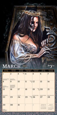 2026 BrownTrout Witches Alchemy 7" x 7" Monthly Wall Calendar (9798330708048)