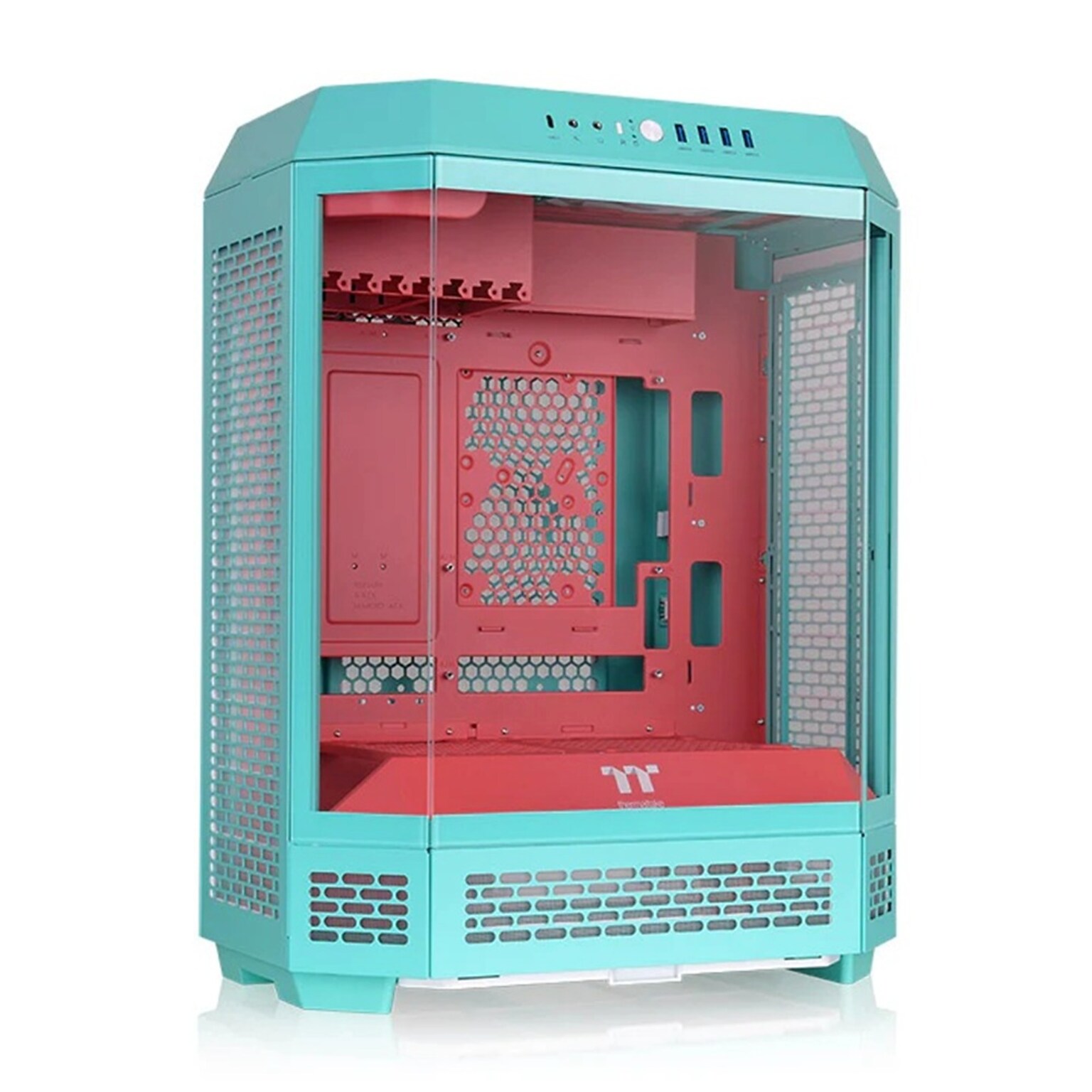 Thermaltake The Tower 600 ATX Mid-Tower Computer Case, Mint Strawberry (CA-1Z1-00MLWN-00)