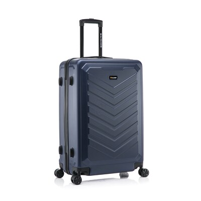 US Army FOX 28" Hardside Suitcase, 4-Wheeled Spinner, TSA Checkpoint Friendly, Navy Blue (USLFOX00L-BLU)