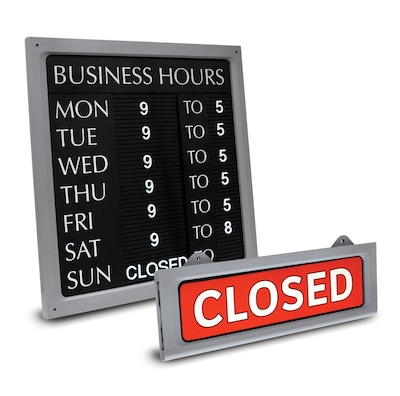 Cosco Open/Close Outdoor Sign, Multicolored (098221)