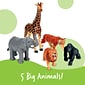Learning Resources Jumbo Jungle Animals, Set of 5 (LER0693)