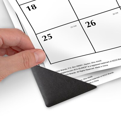 2026 AT-A-GLANCE 21.75" x 17" Monthly Desk Pad Calendar, White/Black (SK1170-00-26)