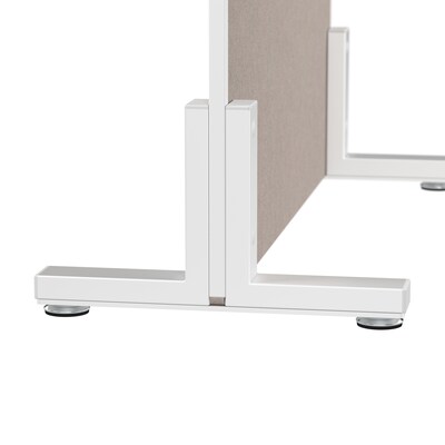 Bush Business Furniture Fabric Freestanding Privacy Panel, 55"H x 24"W, Warm Beige (PSP224WB-03)