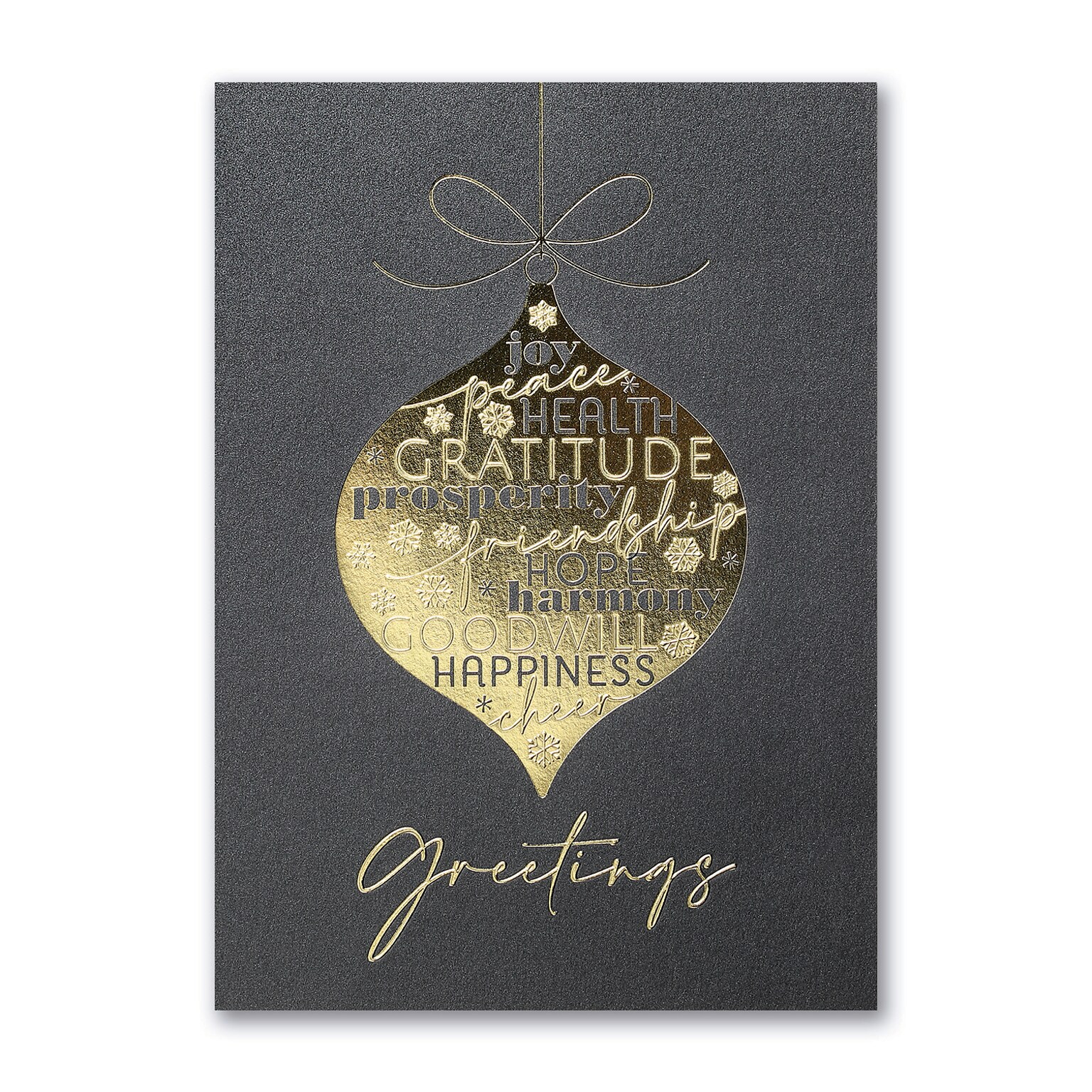 Heartfelt Greetings Cards, with Envelopes, 5 5/8 x 7 7/8  Holiday Card, 25 Cards per Set