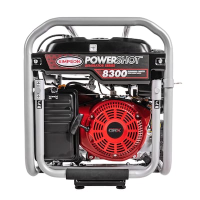Simpson Strong Tie PowerShot Portable Generator, Electric Start, 8300 Watts, Black (70073)
