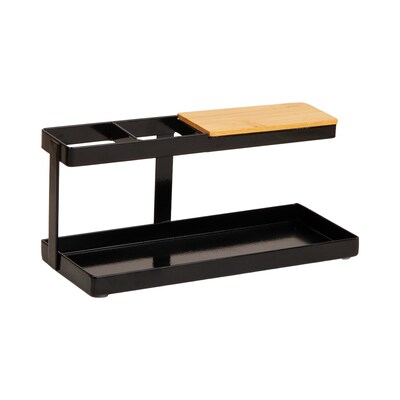 Mind Reader Metal Desk Organizer, Black (CATCHTRAY-BLK)