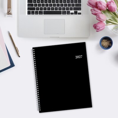 2027 Blue Sky Enterprise 8.5" x 11" Calendar Year Weekly & Monthly Planner, Plastic Cover (111288-27)