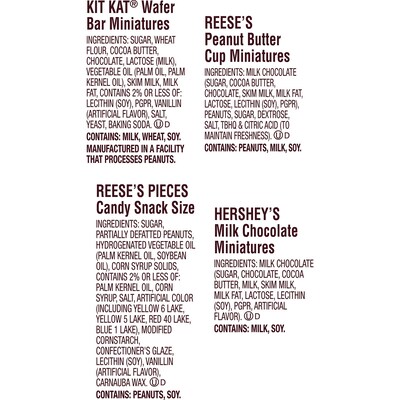 Hershey's Kit Kat & Reese's Miniatures Assorted Chocolate Candy Party Pack, 24.8 oz. (246-00013)