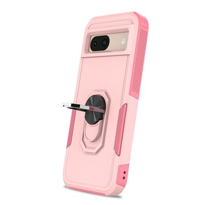 SaharaCase Raider Series Rugged Case for Google Pixel 8a, Shock Absorbing, Desert Rose (CP00574)