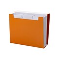 Smead SuperTab Bookshelf Organizer, 6 Pockets, Letter Size, Orange (70868)