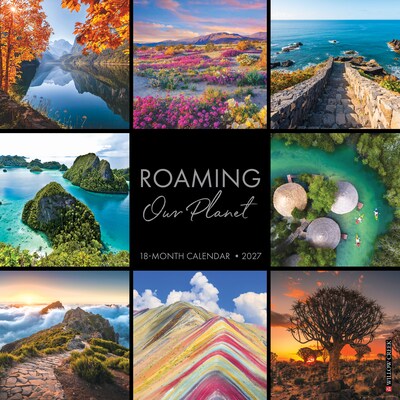 2027 Willow Creek Roaming Our Planet 12 x 12 Monthly Wall Calendar (62050)