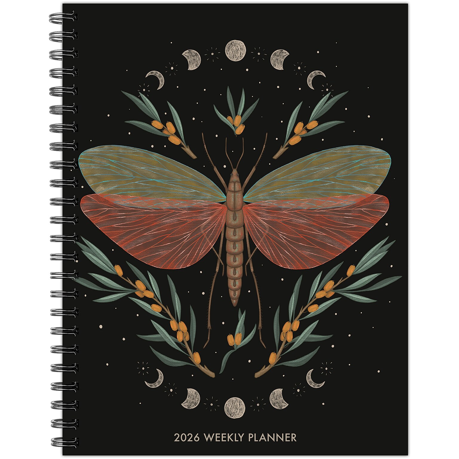 2026 Willow Creek Butterfly Zen 6.5 x 8.5 Weekly & Monthly Planner, Paperboard Cover (57506)