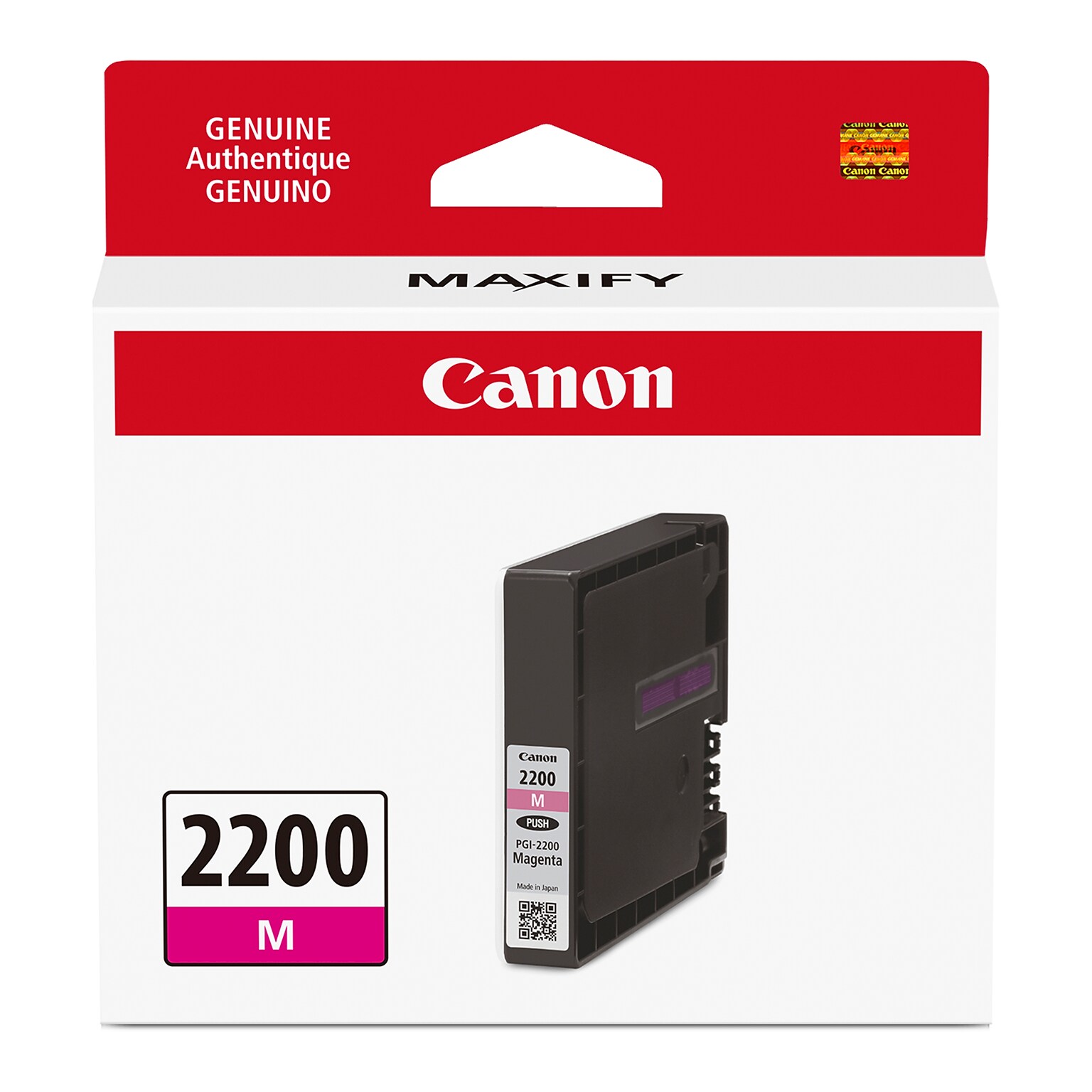 Canon PGI-2200 Magenta Standard Yield Ink Cartridge (9305B001)