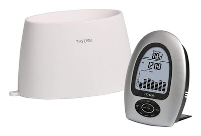 Taylor Wireless Digital Rain Gauge with Thermometer