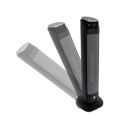 WarmWave 1500 Watt Portable Ceramic Electric Heater, Black (72016-WW)