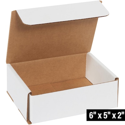 6 x 5 Crush-Proof Mailer, White, 50/Bundle (M652)